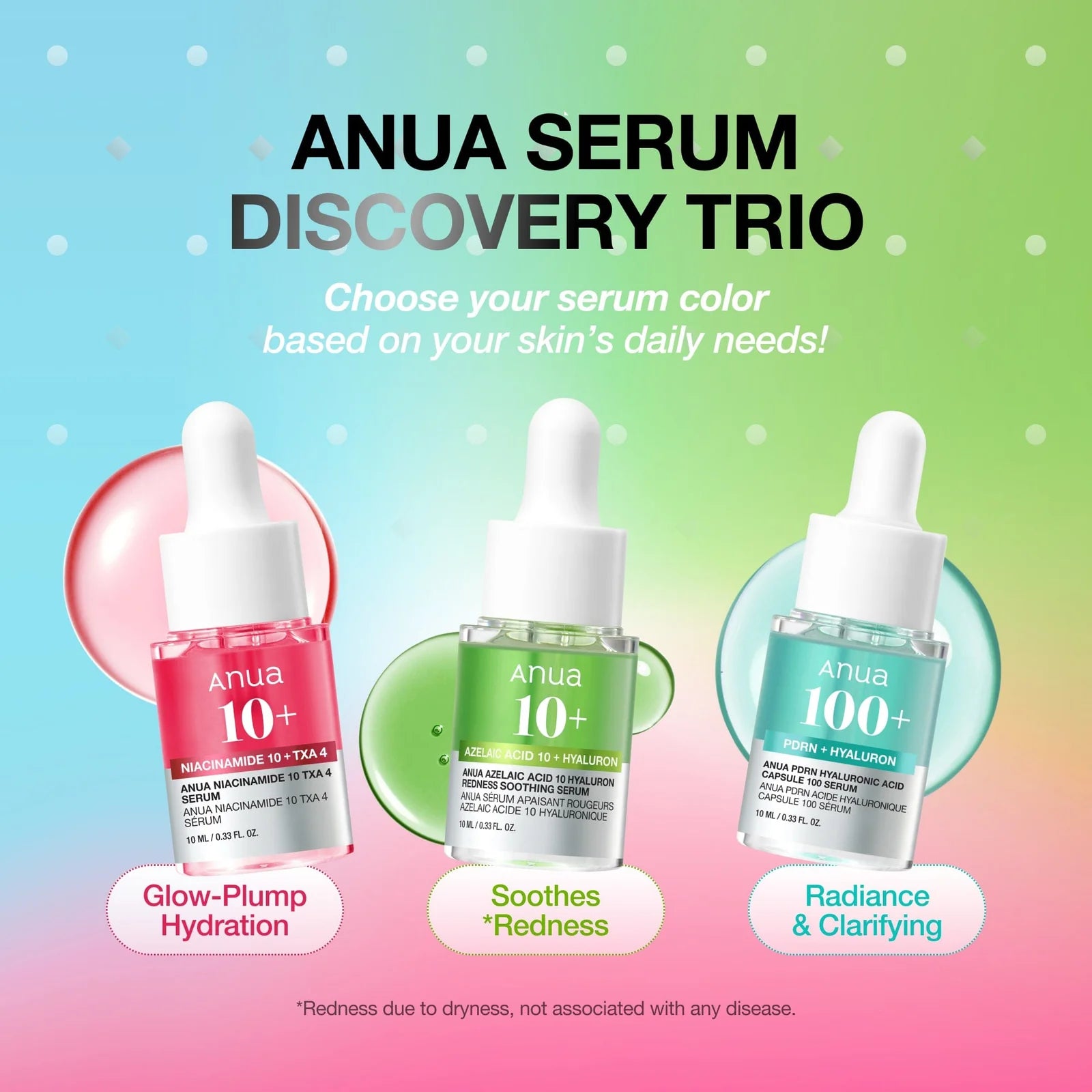ANUA Serum Mini Discovery Set 3 x 10ml