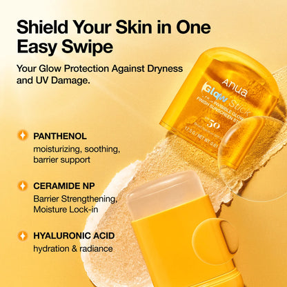 Anua Invisible Glow Finish Sunstick SPF50