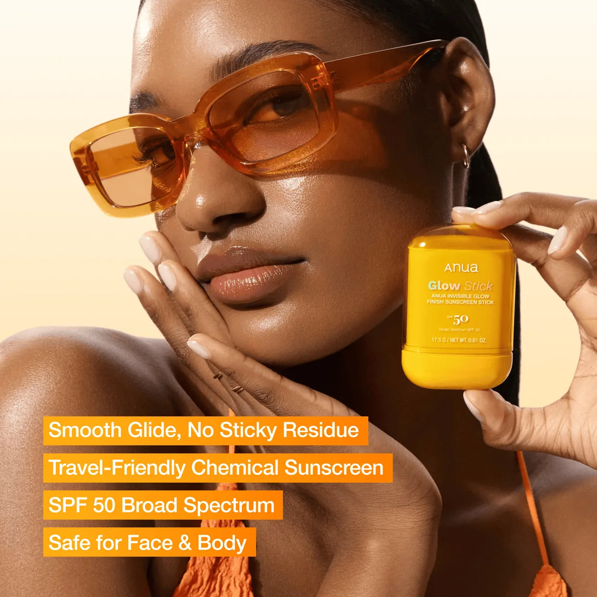 Anua Invisible Glow Finish Sunstick SPF50