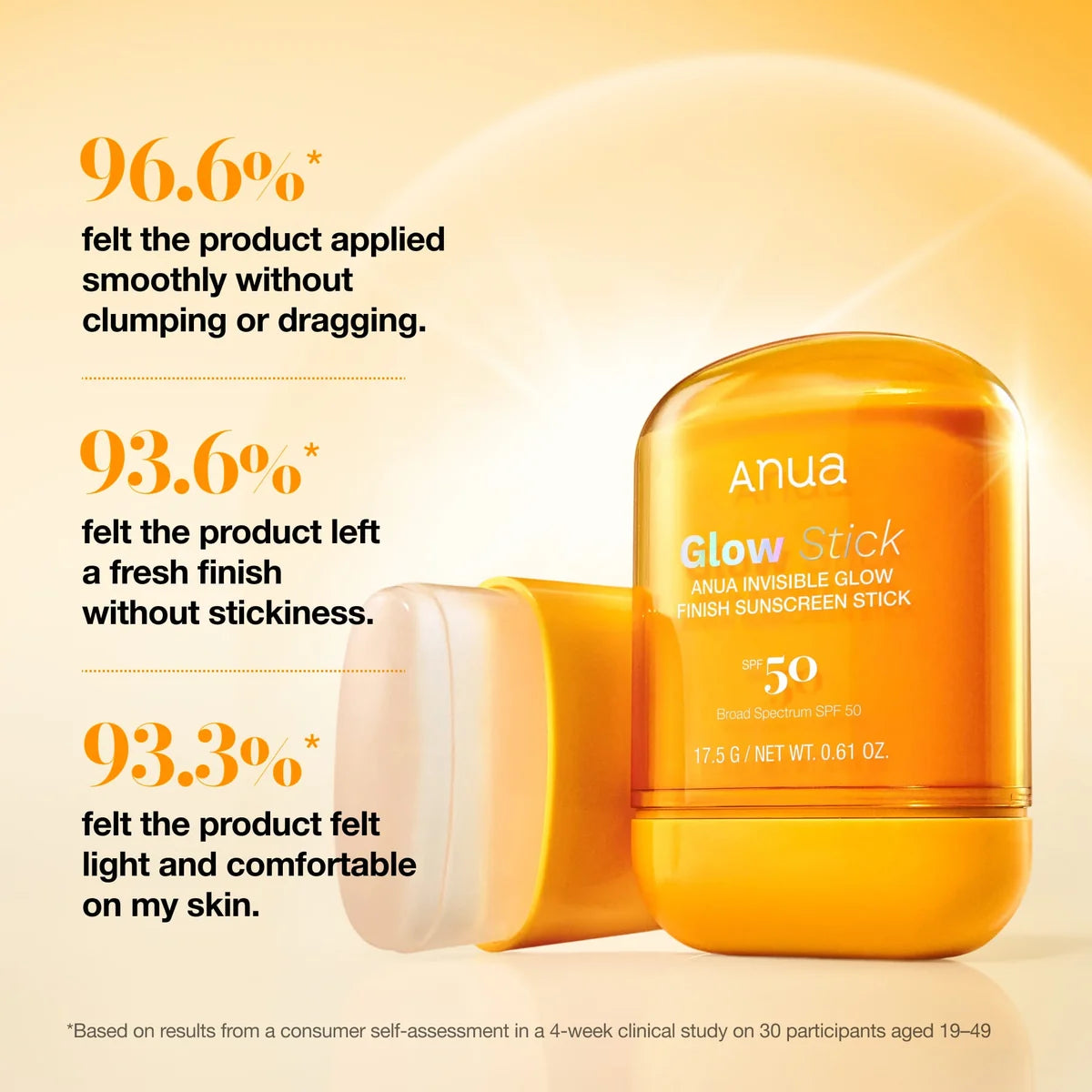 Anua Invisible Glow Finish Sunstick SPF50