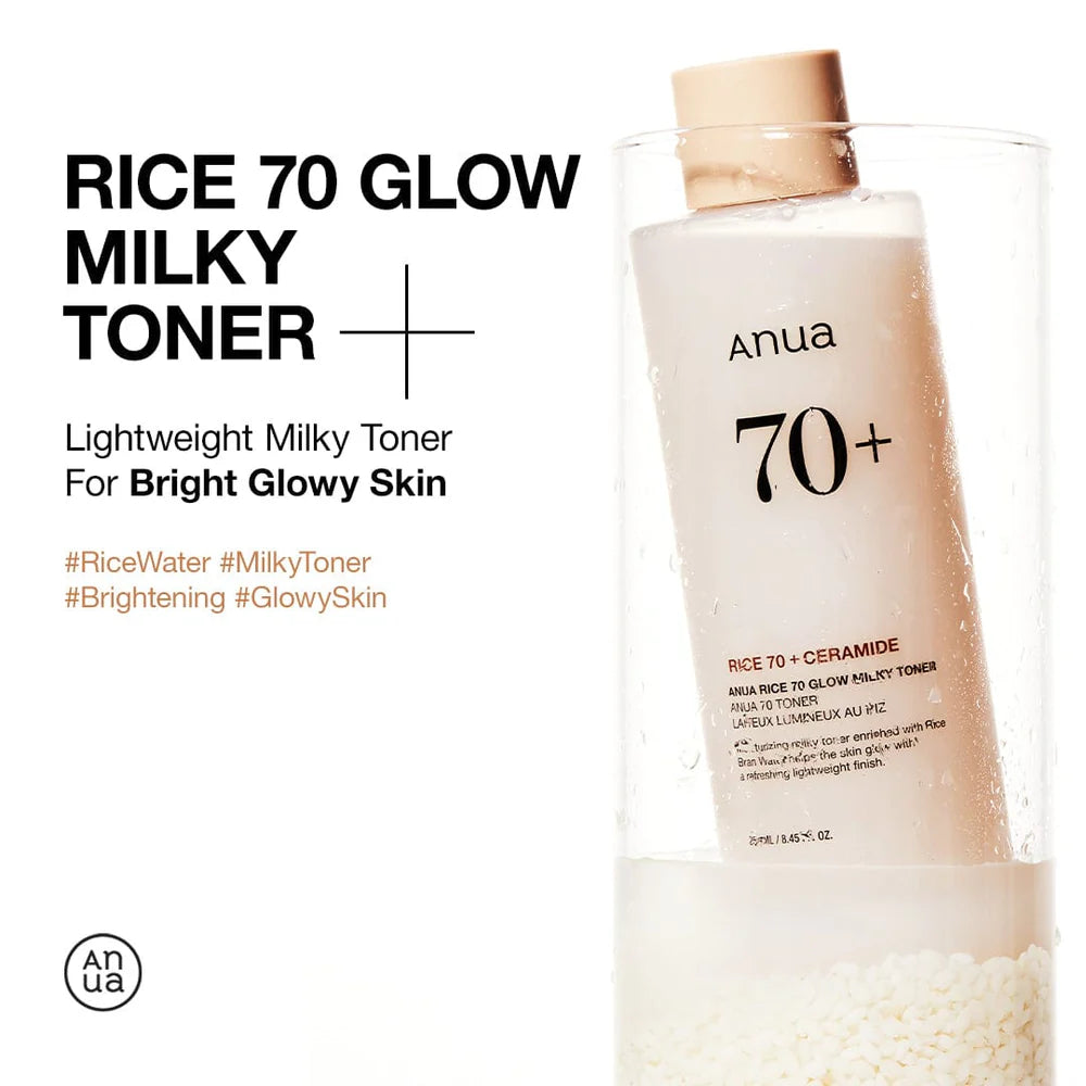 تونر Anua Rice 70+ Glow Milky