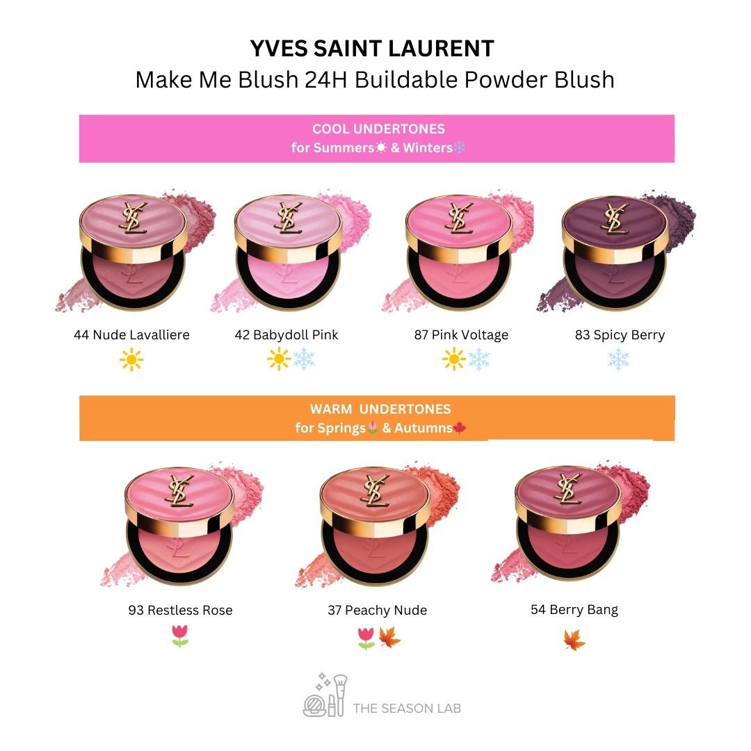 Yves Saint Laurent Make Me Blush 24H Buildable Blurring Powder Blush