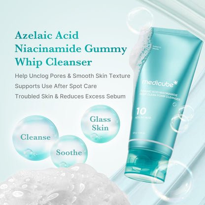 Medicube Azelaic Acid Niacinamide Deep Clean Foam Cleanser