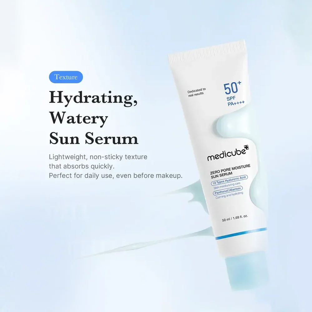 Medicube Zero Pore Moisture Sun Serum SPF50+ PA+