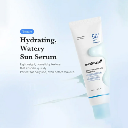 Medicube Zero Pore Moisture Sun Serum SPF50+ PA+