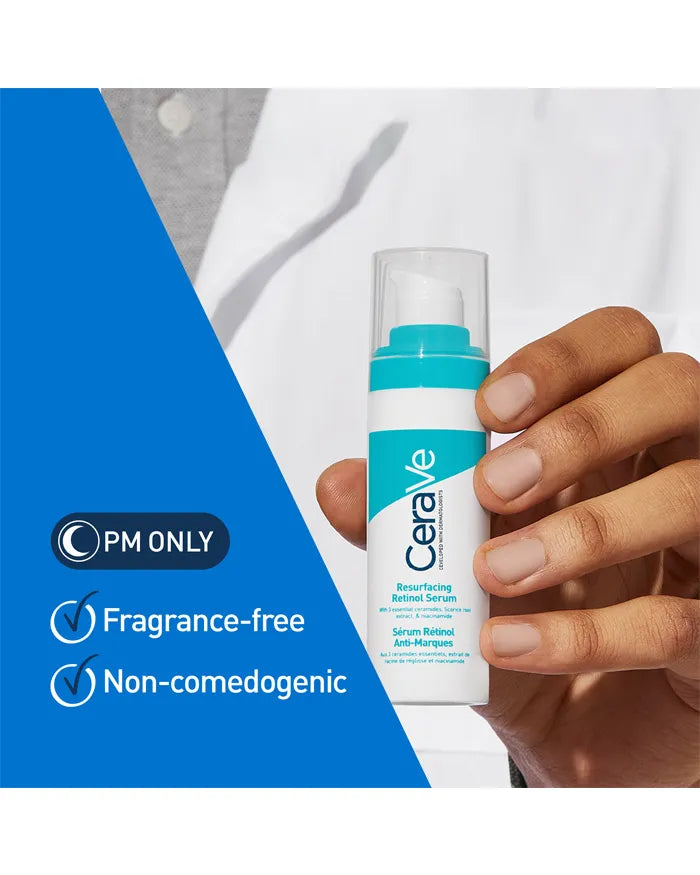 CeraVe Resurfacing Retinol Serum is a gentle retinol serum