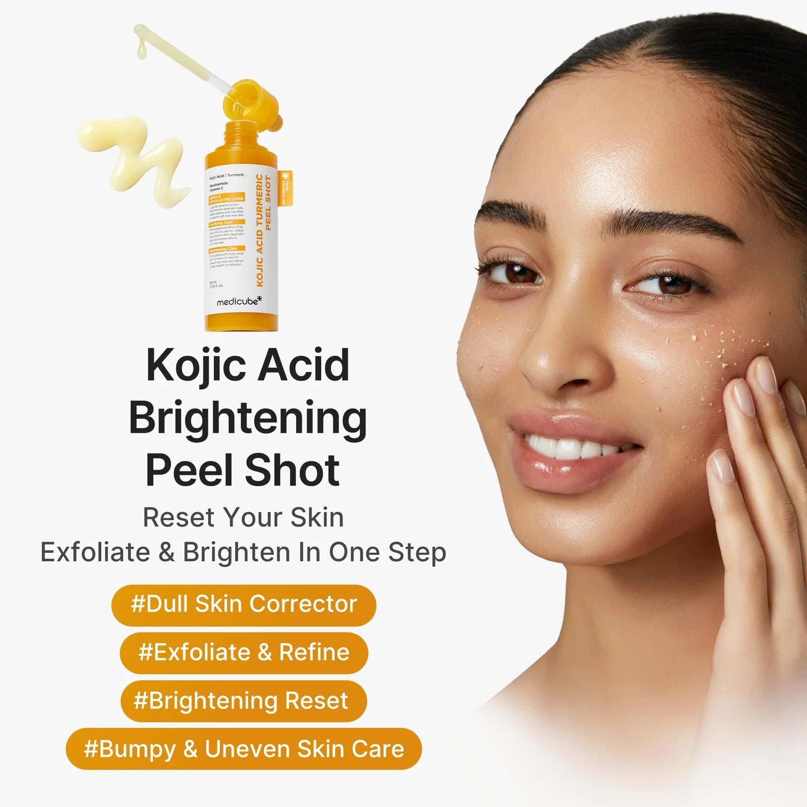 Medicube Kojic Acid Turmeric Peeling Gel – 80ml