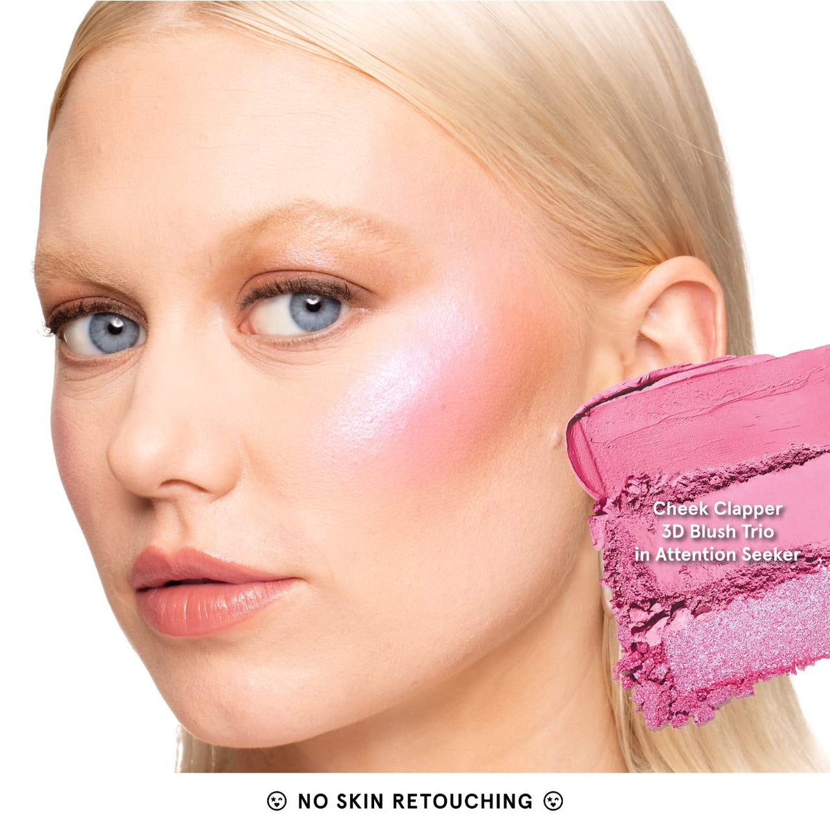 ONE/SIZE Cheek Clapper 3D Blush Trio Palette