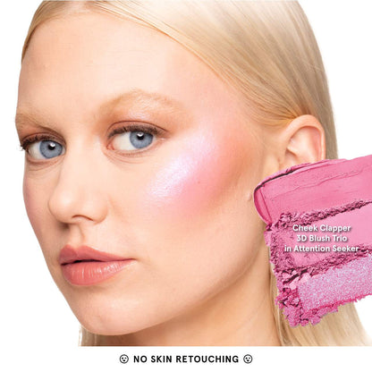 ONE/SIZE Cheek Clapper 3D Blush Trio Palette