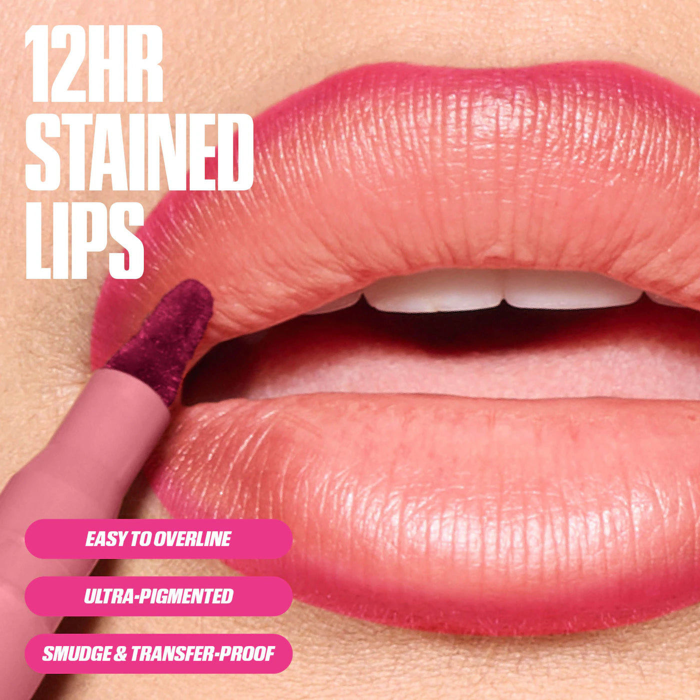 HUDA BEAUTY Lip Contour Stain for 12-Hour Wear