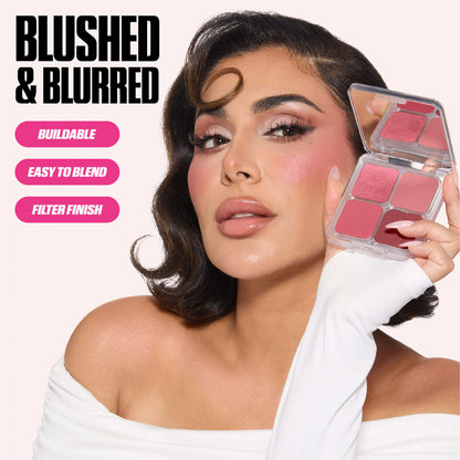 HUDA BEAUTY Blush Filter Blurring Blushlighters Palette - Toasty Peach