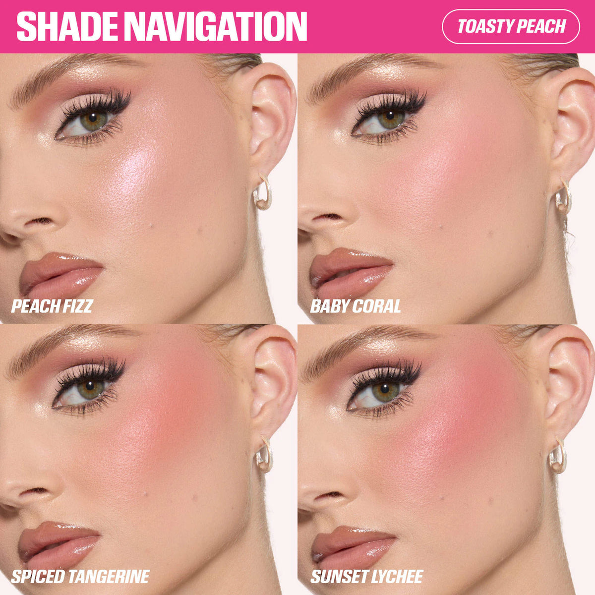 HUDA BEAUTY Blush Filter Blurring Blushlighters Palette - Toasty Peach