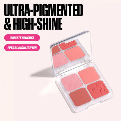 HUDA BEAUTY Blush Filter Blurring Blushlighters Palette - Toasty Peach