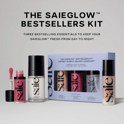 Saie The Saieglow™ Bestsellers Kit is a 3-piece
