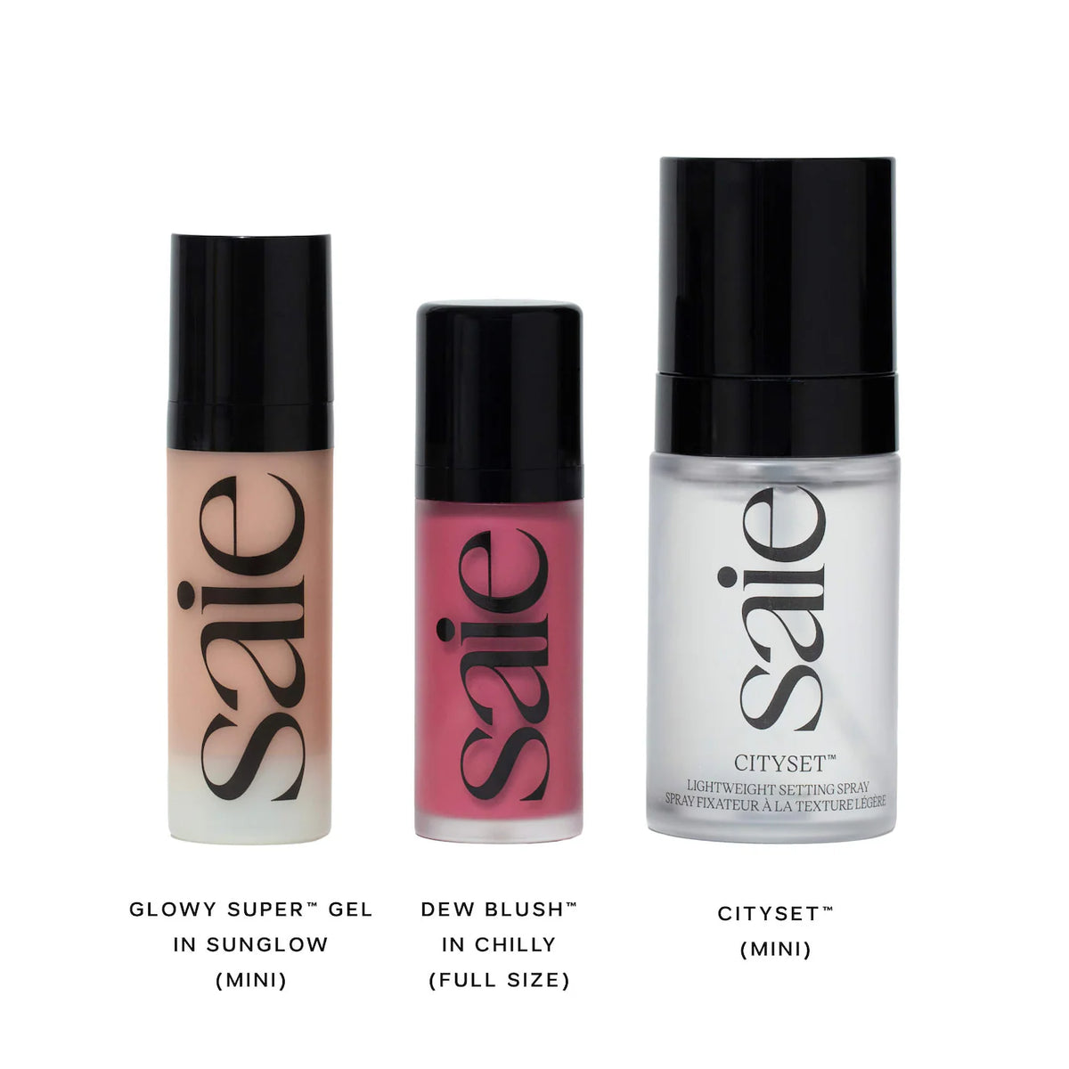 Saie The Saieglow™ Bestsellers Kit is a 3-piece