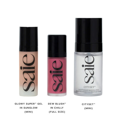 Saie The Saieglow™ Bestsellers Kit is a 3-piece