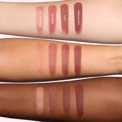 HUDA BEAUTY Blush Filter Blurring Blushlighters Palette - Strawberry Latte